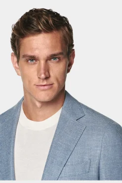 SUITSUPPLY Havana Sakko Hellblau-Männlich Klassische Sakkos