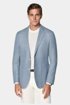 SUITSUPPLY Havana Sakko Hellblau-Männlich Klassische Sakkos