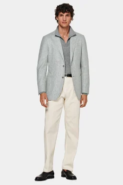 SUITSUPPLY Havana Sakko Hellgrau-Männlich Klassische Sakkos