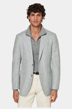 SUITSUPPLY Havana Sakko Hellgrau-Männlich Klassische Sakkos