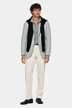 SUITSUPPLY Havana Sakko Hellgrau-Männlich Klassische Sakkos