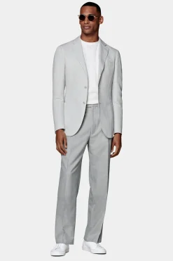 SUITSUPPLY Havana Sakko Hellgrau-Männlich Klassische Sakkos