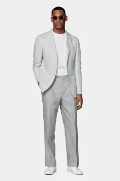 SUITSUPPLY Havana Sakko Hellgrau-Männlich Klassische Sakkos