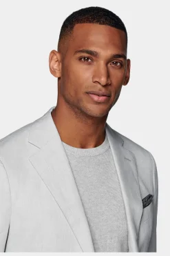 SUITSUPPLY Havana Sakko Hellgrau-Männlich Klassische Sakkos