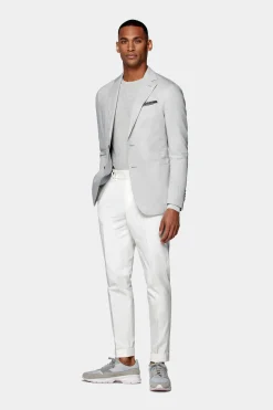 SUITSUPPLY Havana Sakko Hellgrau-Männlich Klassische Sakkos