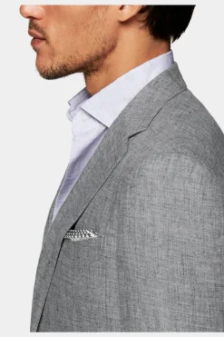 SUITSUPPLY Havana Sakko Hellgrau-Männlich Klassische Sakkos