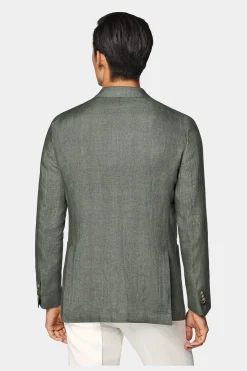 SUITSUPPLY Havana Sakko Mittelgrün-Männlich Klassische Sakkos