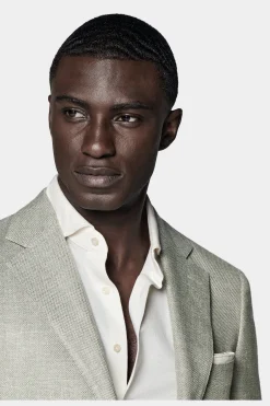 SUITSUPPLY Havana Sakko Mittelgrün-Männlich Klassische Sakkos