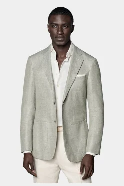 SUITSUPPLY Havana Sakko Mittelgrün-Männlich Klassische Sakkos