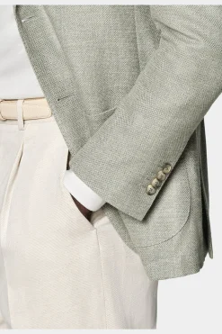 SUITSUPPLY Havana Sakko Mittelgrün-Männlich Klassische Sakkos