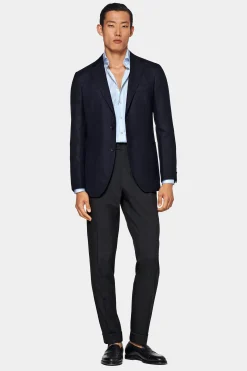SUITSUPPLY Havana Sakko Navy-Männlich Klassische Sakkos