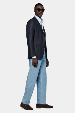 SUITSUPPLY Havana Sakko Navy-Männlich Klassische Sakkos