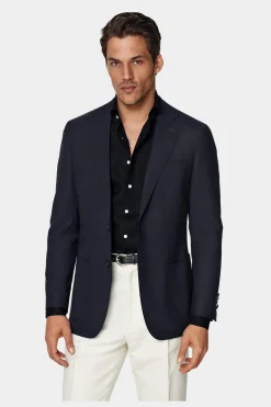 SUITSUPPLY Havana Sakko Navy-Männlich Klassische Sakkos