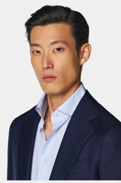 SUITSUPPLY Havana Sakko Navy-Männlich Klassische Sakkos