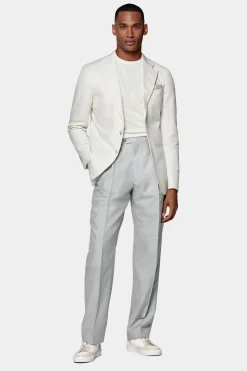 SUITSUPPLY Havana Sakko Off-White-Männlich Klassische Sakkos