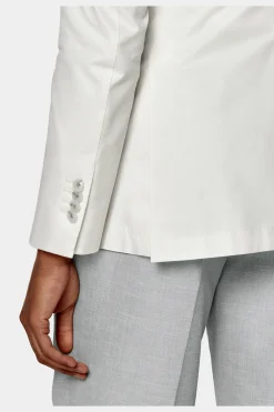 SUITSUPPLY Havana Sakko Off-White-Männlich Klassische Sakkos