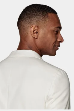 SUITSUPPLY Havana Sakko Off-White-Männlich Klassische Sakkos