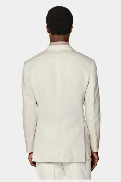 SUITSUPPLY Havana Sakko Sand-Männlich Smart Casual Hochzeit