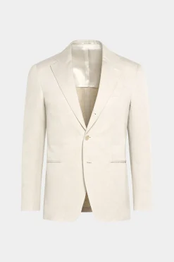 SUITSUPPLY Havana Sakko Sand-Männlich Smart Casual Hochzeit
