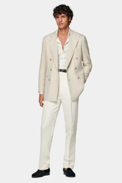 SUITSUPPLY Havana Sakko Sand-Männlich Klassische Sakkos