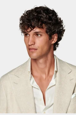 SUITSUPPLY Havana Sakko Sand-Männlich Klassische Sakkos
