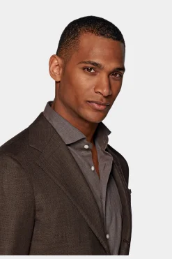 SUITSUPPLY Havana Sakko Taupe-Männlich Klassische Sakkos