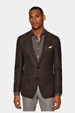 SUITSUPPLY Havana Sakko Taupe-Männlich Klassische Sakkos
