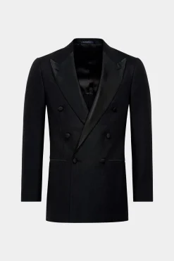 SUITSUPPLY Havana Smoking Schwarz-Männlich Casual Anzüge