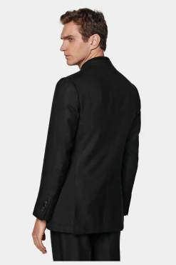 SUITSUPPLY Havana Smoking Schwarz-Männlich Casual Anzüge