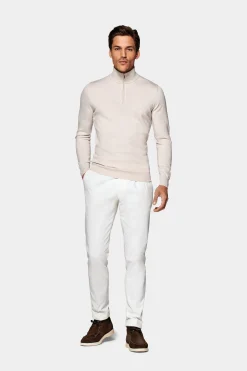 SUITSUPPLY Hellbraun Halber Reißverschluss-Männlich Cardigans & Troyer