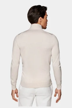SUITSUPPLY Hellbraun Halber Reißverschluss-Männlich Cardigans & Troyer