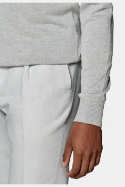 SUITSUPPLY Hellgrau Halber Reißverschluss-Männlich Cardigans & Troyer