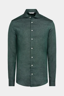 SUITSUPPLY Hemd Grün Slim Fit-Männlich Casual Hemden