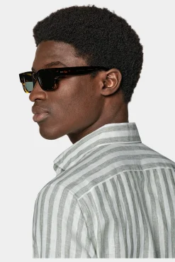 SUITSUPPLY Hemd Grün Slim Fit-Männlich Casual Hemden