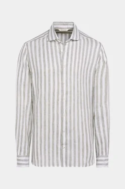 SUITSUPPLY Hemd Grün Slim Fit-Männlich Casual Hemden