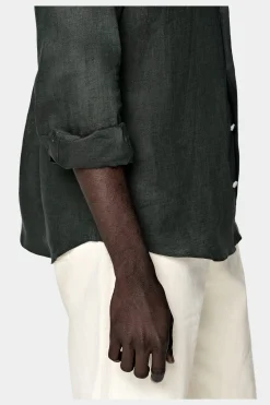 SUITSUPPLY Hemd Grün Slim Fit-Männlich Casual Hemden