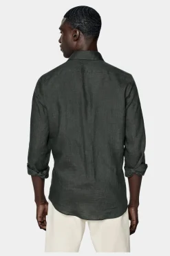 SUITSUPPLY Hemd Grün Slim Fit-Männlich Casual Hemden