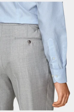 SUITSUPPLY Hemd Hellblau Gestreift Extra Slim Fit-Männlich Klassische Hemden