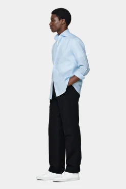 SUITSUPPLY Hemd Hellblau Slim Fit-Männlich Casual Hemden