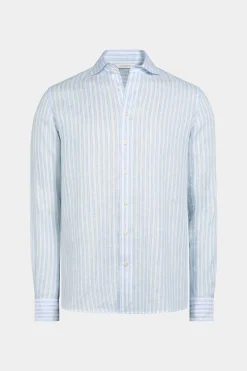 SUITSUPPLY Hemd Hellblau Slim Fit-Männlich Casual Hemden