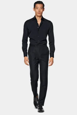SUITSUPPLY Hemd Navy Extra Slim Fit-Männlich Klassische Hemden