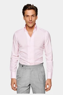 SUITSUPPLY Hemd Pink Extra Slim Fit-Männlich Klassische Hemden