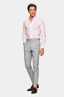 SUITSUPPLY Hemd Pink Extra Slim Fit-Männlich Klassische Hemden