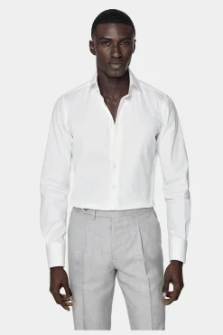 SUITSUPPLY Hemd Weiss Extra Slim Fit-Männlich Klassische Hemden