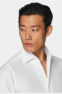 SUITSUPPLY Hemd Weiss Extra Slim Fit-Männlich Klassische Hemden