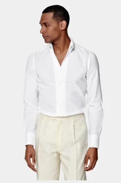 SUITSUPPLY Hemd Weiss Extra Slim Fit-Männlich Klassische Hemden
