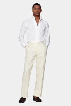 SUITSUPPLY Hemd Weiss Extra Slim Fit-Männlich Klassische Hemden