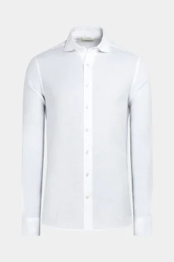 SUITSUPPLY Hemd Weiss Slim Fit-Männlich Casual Hemden