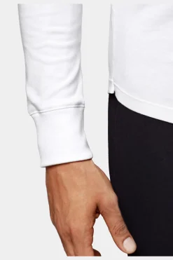 SUITSUPPLY Henley T-Shirt Weiss-Männlich T-Shirts