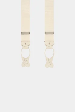 SUITSUPPLY Hosenträger Off-White-Männlich Smoking Accessoires
